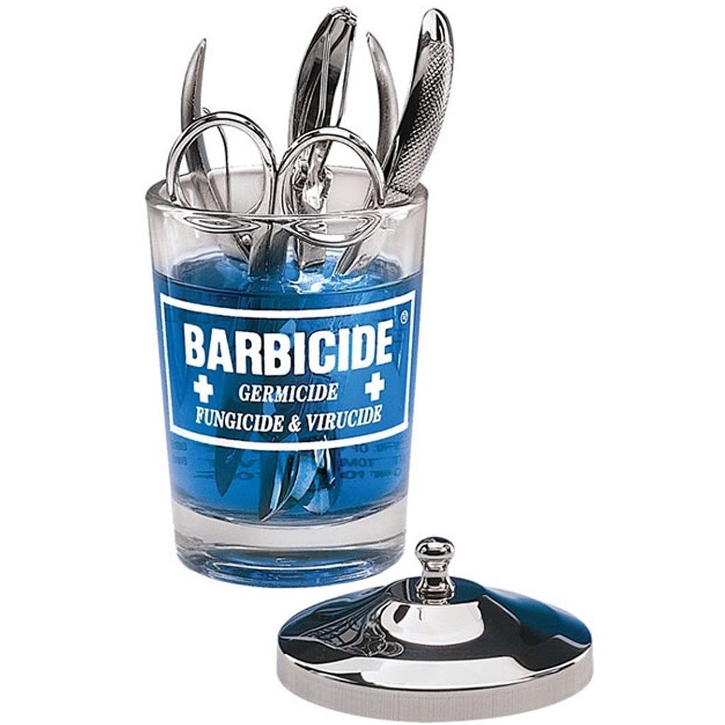 Barbicide Jar – Small – Manicure Table Jar 4 fl oz