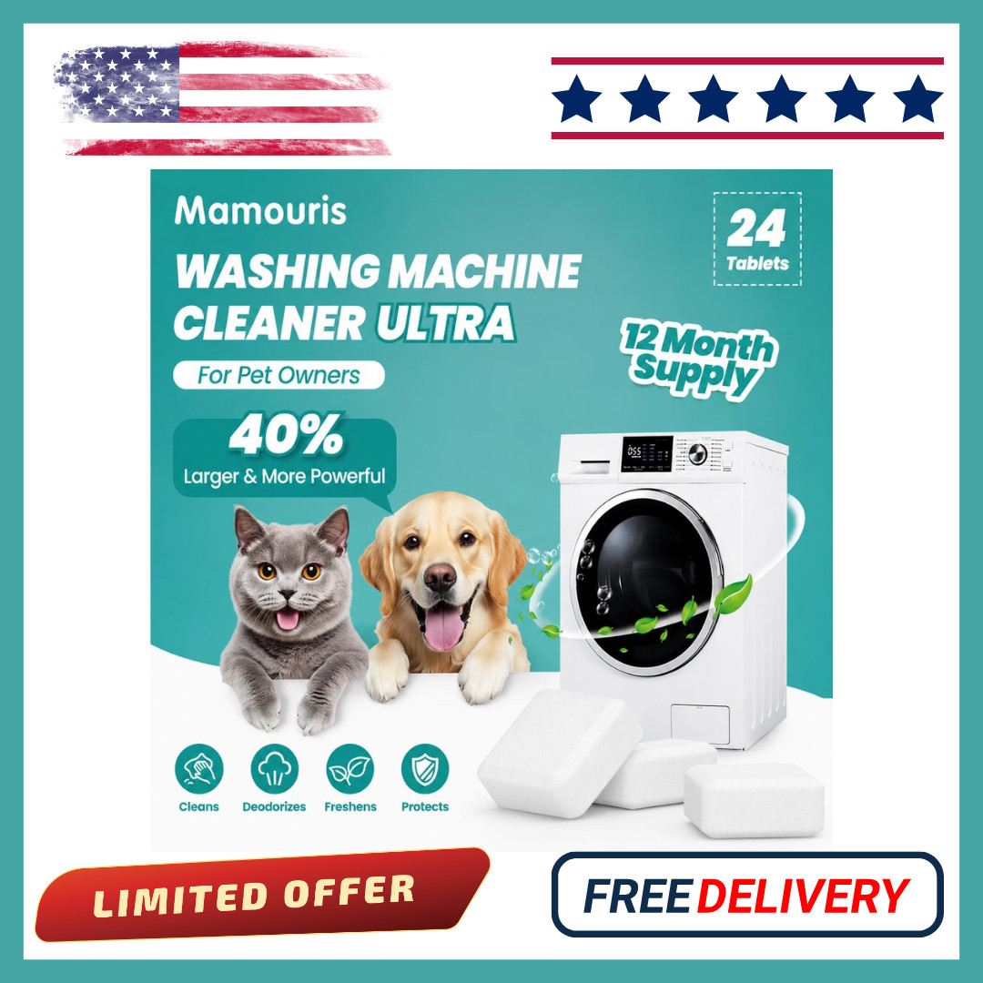 Uproot Clean Washing Machine Cleaner Tablets – 24 Pack for a 12 Month Supply. Fo