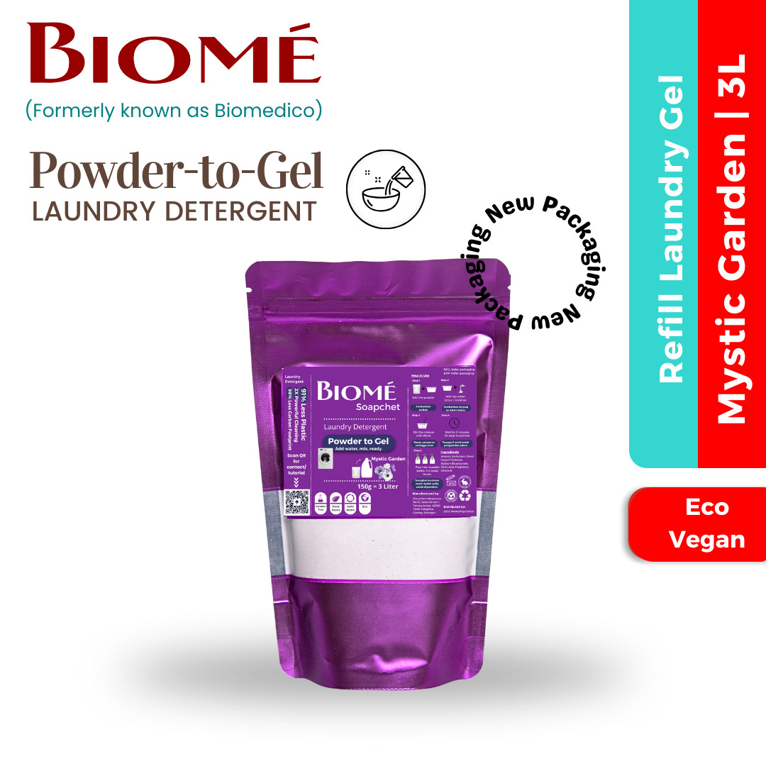 [8 Pack] MALAYSIA Powder-to-Gel Laundry Detergent Soap 150g – 3L [Free Shipping]