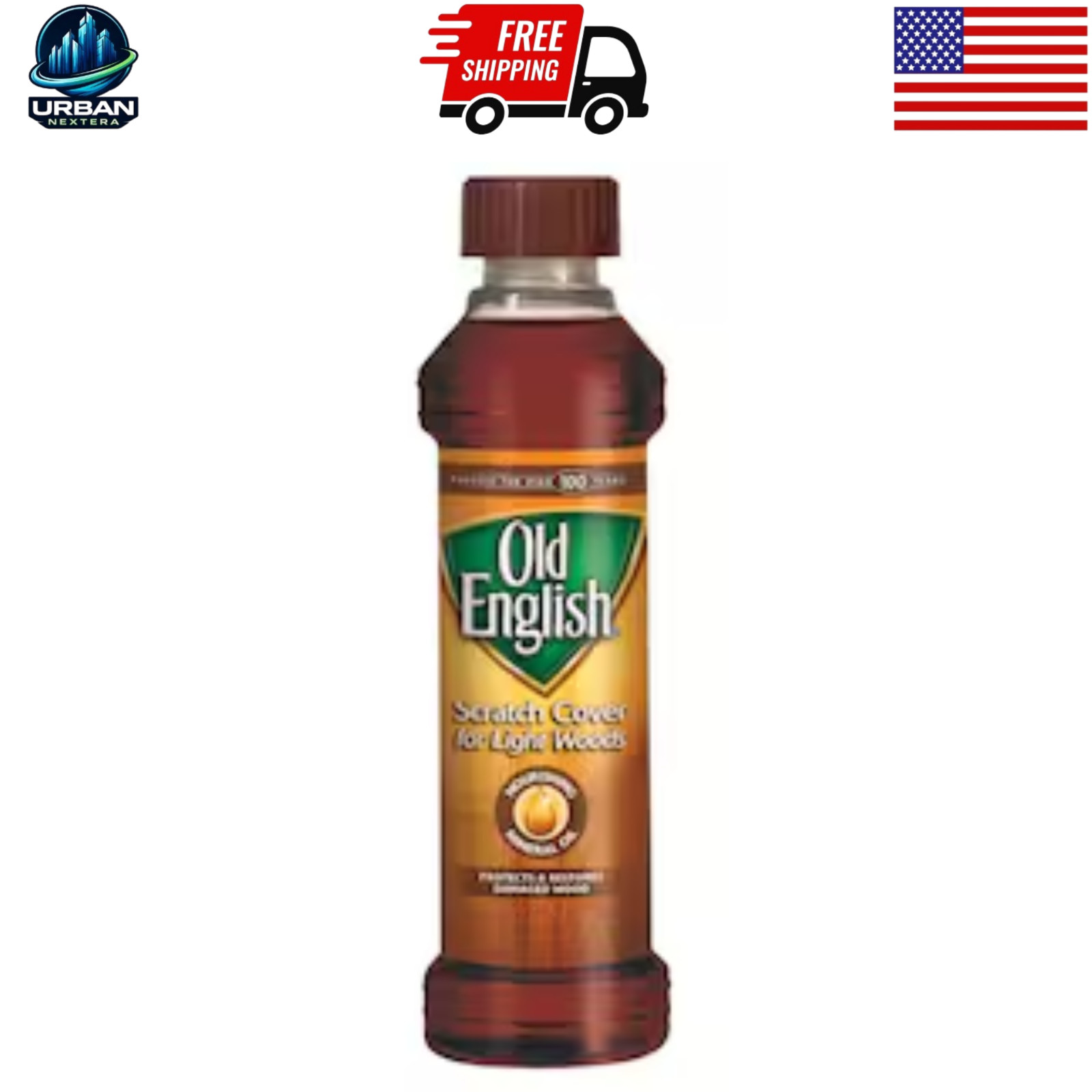 Old English Light Woods 08 -fl oz Unscented Wood furniture scratch cover