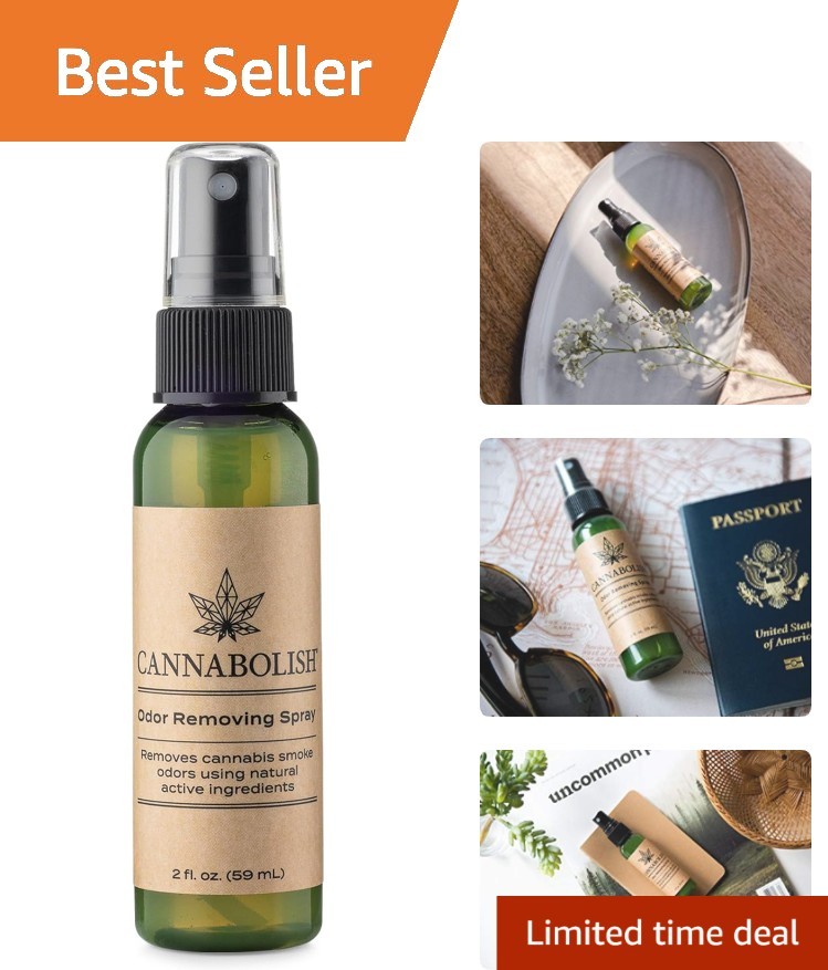 2 fl. oz. Unscented Odor Eliminator Spray – Ideal for Travel and Home Use