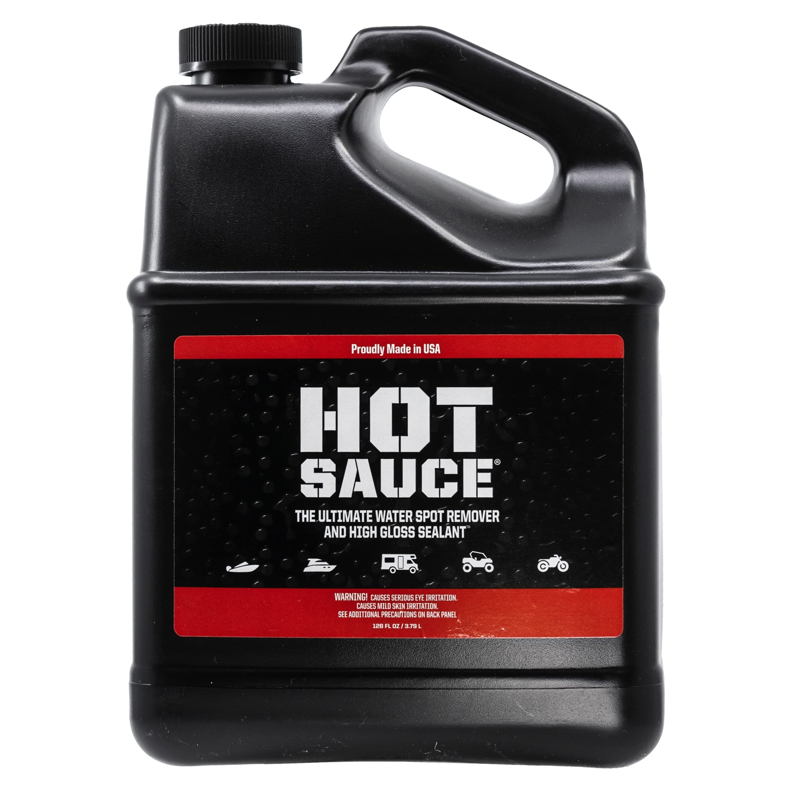 128 Fl Oz Black Surface Protection Wax Hard Water Spot Remover Spray Detailer