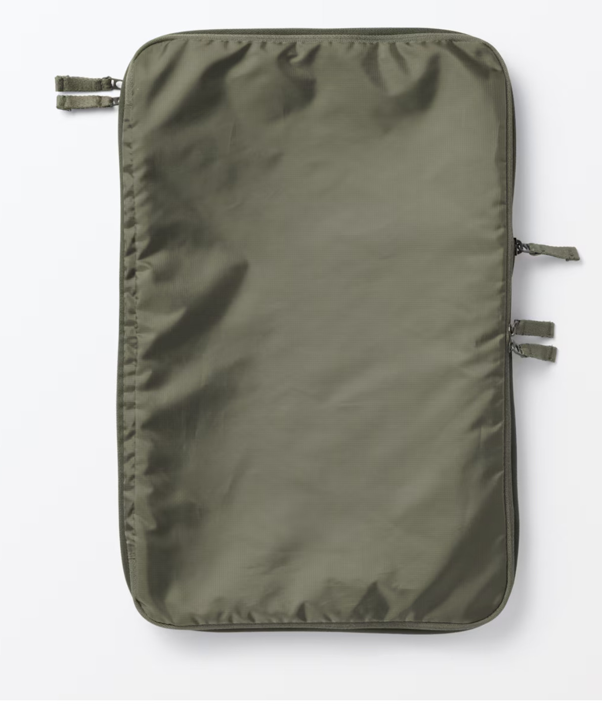 Muji Polyester Sorting case Compressed type 26 x 40 x 10 cm Khaki