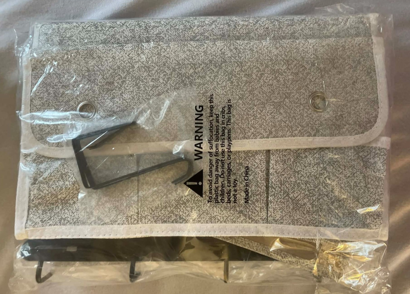 Victorich All-In-One Over The Door Organizer Grey New