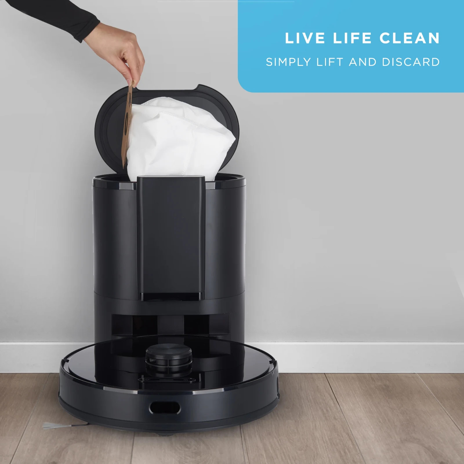 iHome AutoVac Nova Self Empty Robot And Mop, App Control