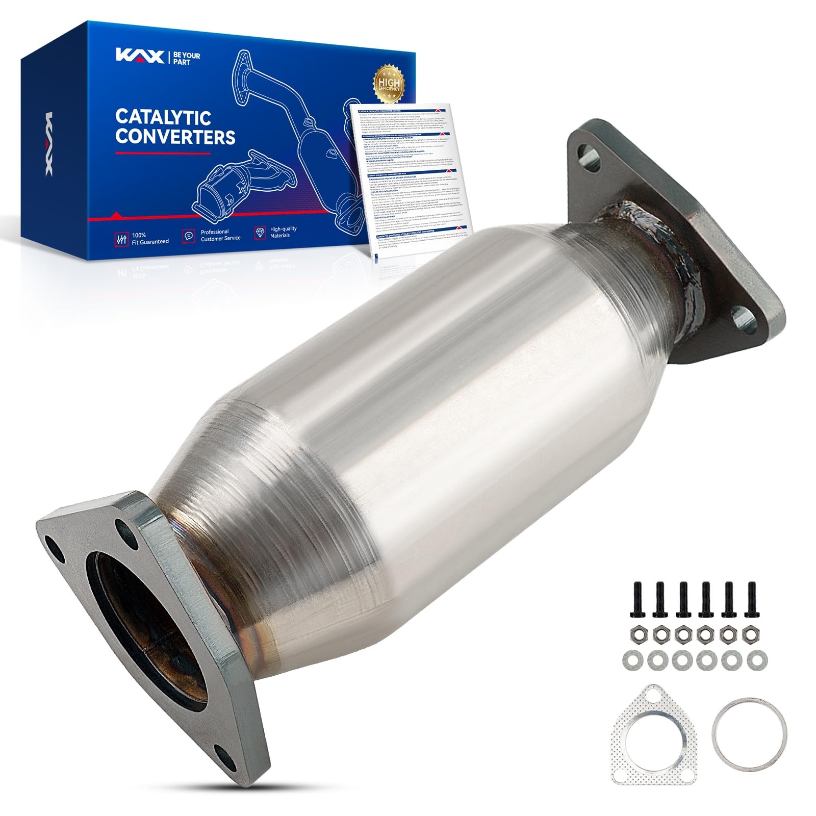 Kax Catalytic Converter Fit For 09-15 Pilot 3.5L11-14 Odyssey 3.5L08-12 Accord
