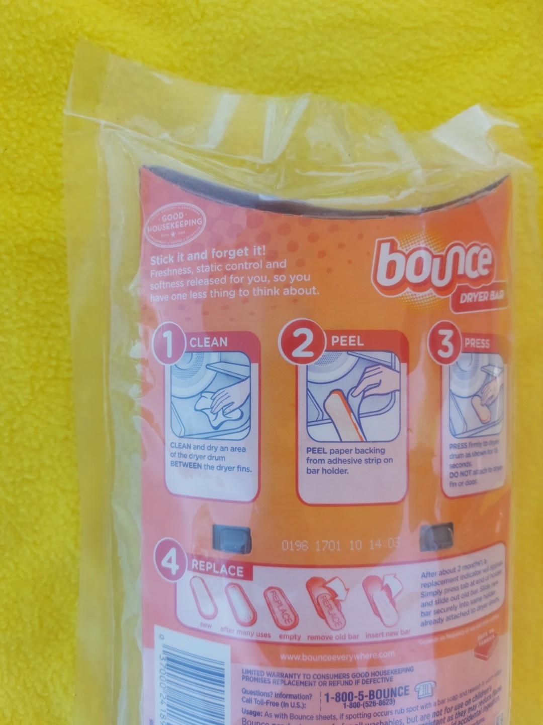 Bounce Dryer Bar 2 Month Outdoor Fresh Scent Fabric Softener NEW 1 Bar & Holder