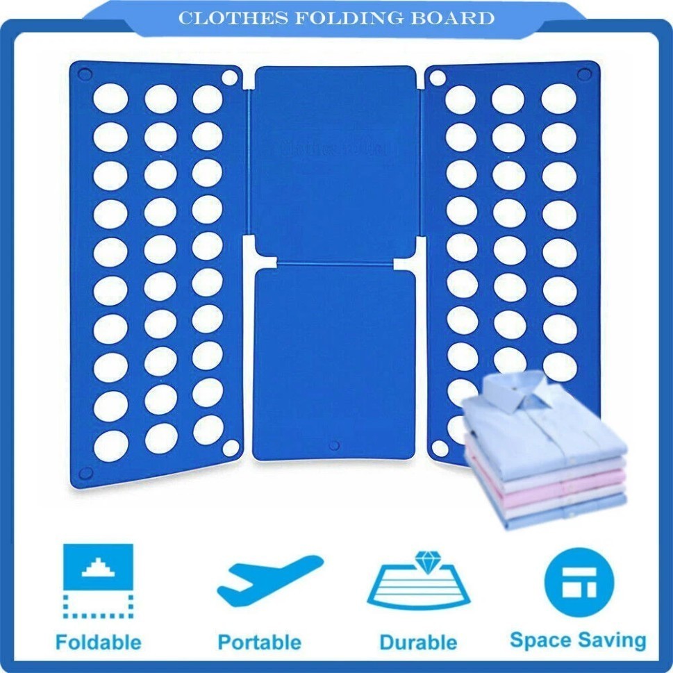 Clothes Folder Magic Folding Board Laundry T Shirt Fast Fold Flip For Adult