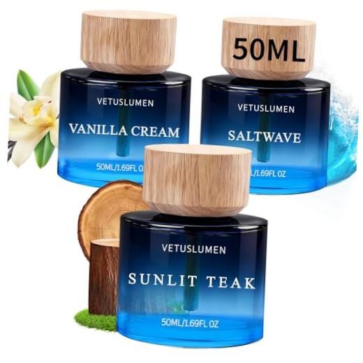 Car Air Freshener, 50ml /1.7fl oz Large Capacity Air 1.69 Fl Oz (Pack of 3)