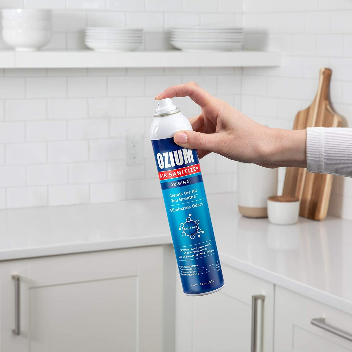 Ozium Air Sanitizer Spray Eliminates Smoke & Malodors Original 8.0 oz, 4 PACK