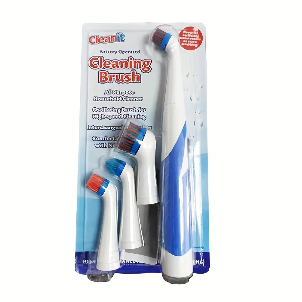 Sonic Scrubber Household Cleaning System – with 4 brushes!