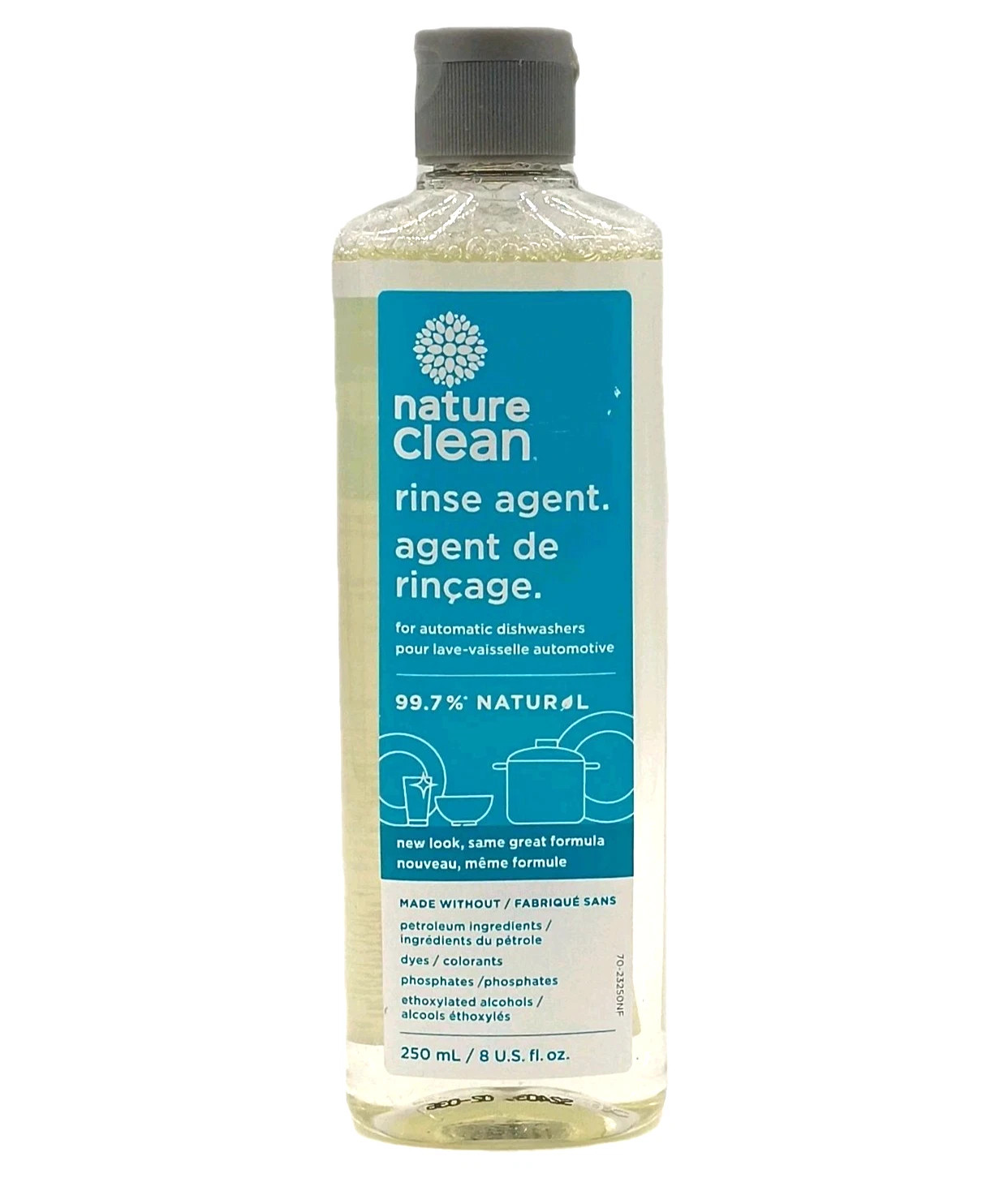 Nature Clean Automatic Dishwasher Rinse Agent Natural – 8 fl oz