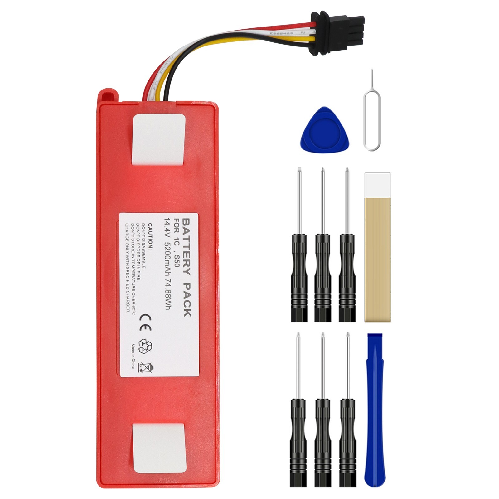 NEW Battery for Xiaomi Mijia Roborock S50 S51 S55 Robot Vacuum Cleaner 5200mAh