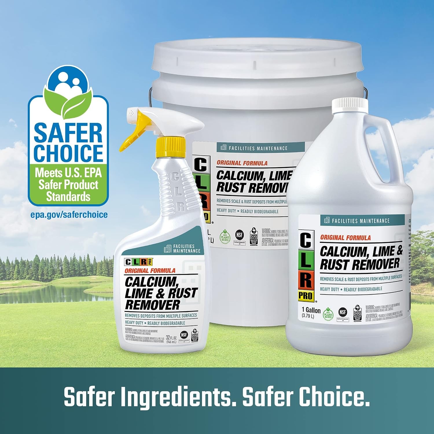PRO Calcium Lime & Rust Remover – Quickly Removes Calcium and Lime Deposits
