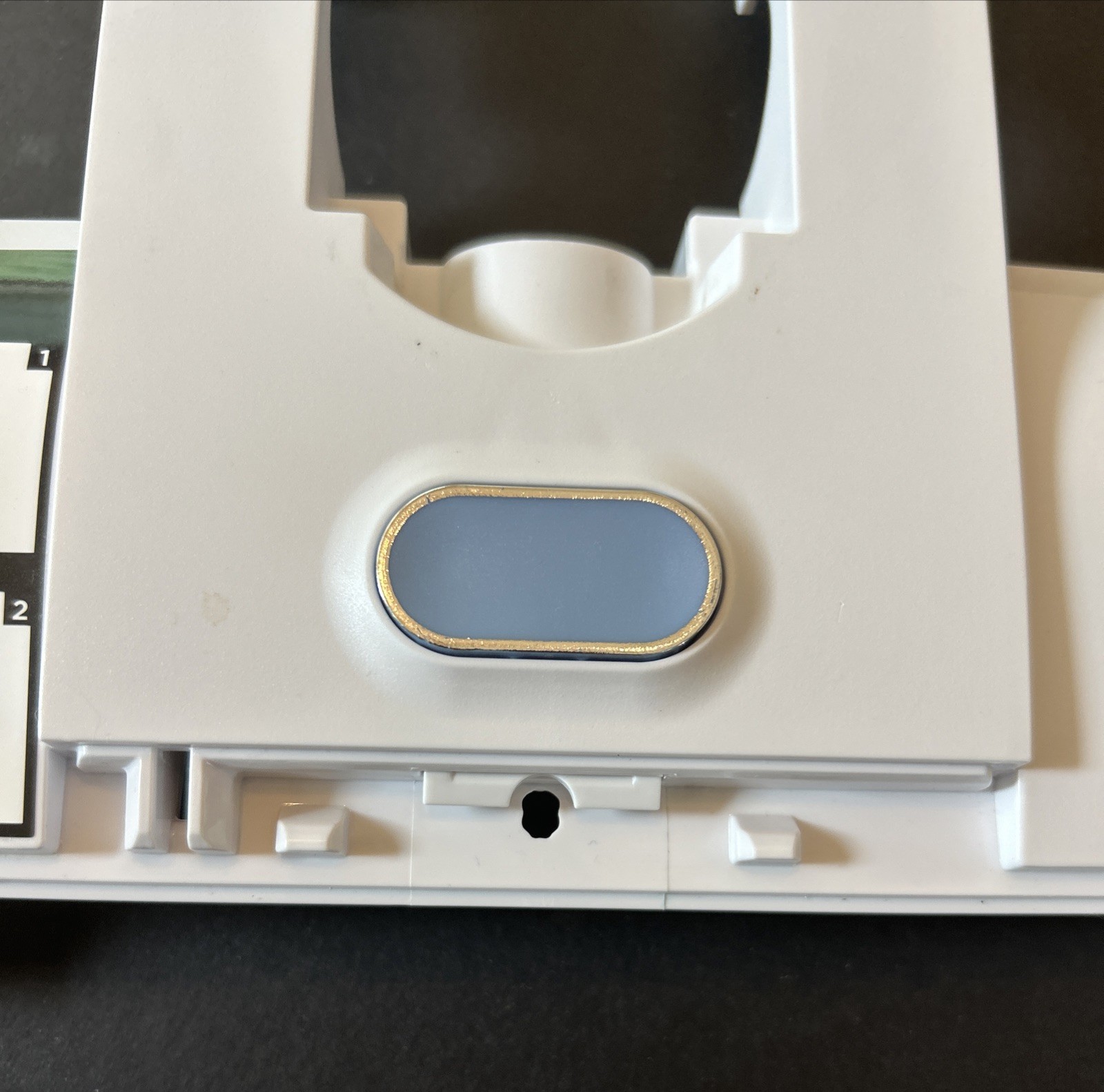 Shark WD201 WD200 AW201 TOP LID HOUSING COVER for Floor Nozzle Genuine OEM White