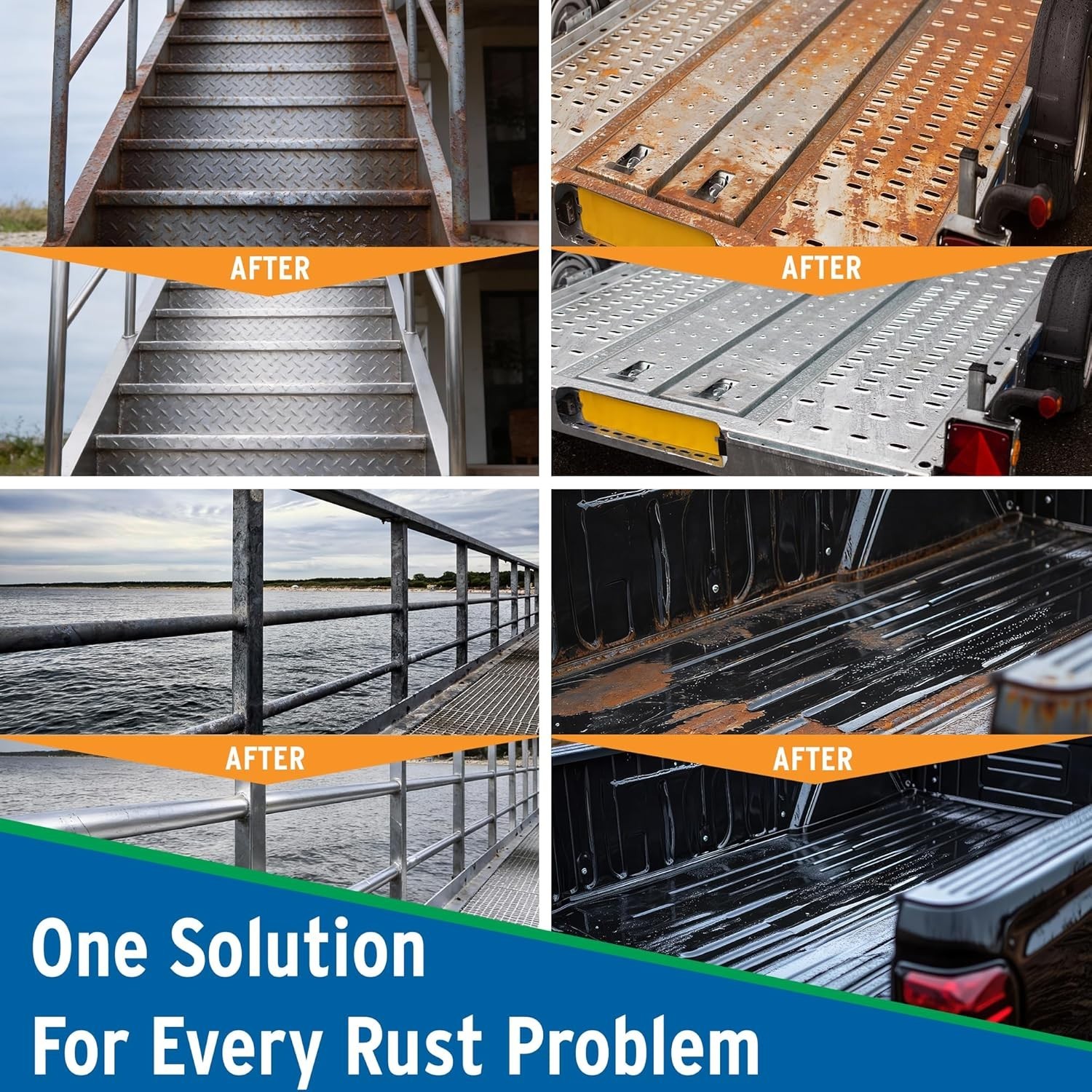Rust Converter Metal Primer 128oz Stops Corrosion 4-Pack 128 Fl Oz (Pack of 4)