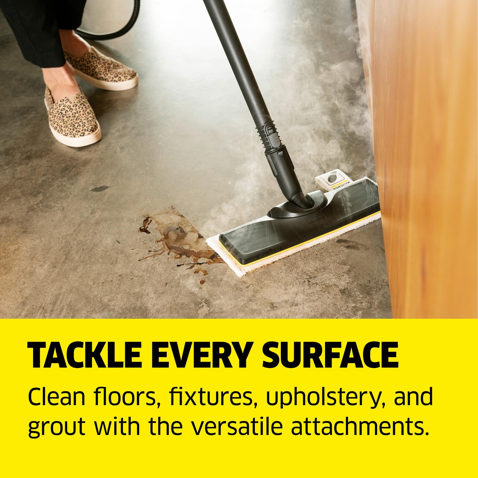 Kärcher Steam Cleaner SC 3 EasyFix, 40 Sec Heat-up, Chemical-Free