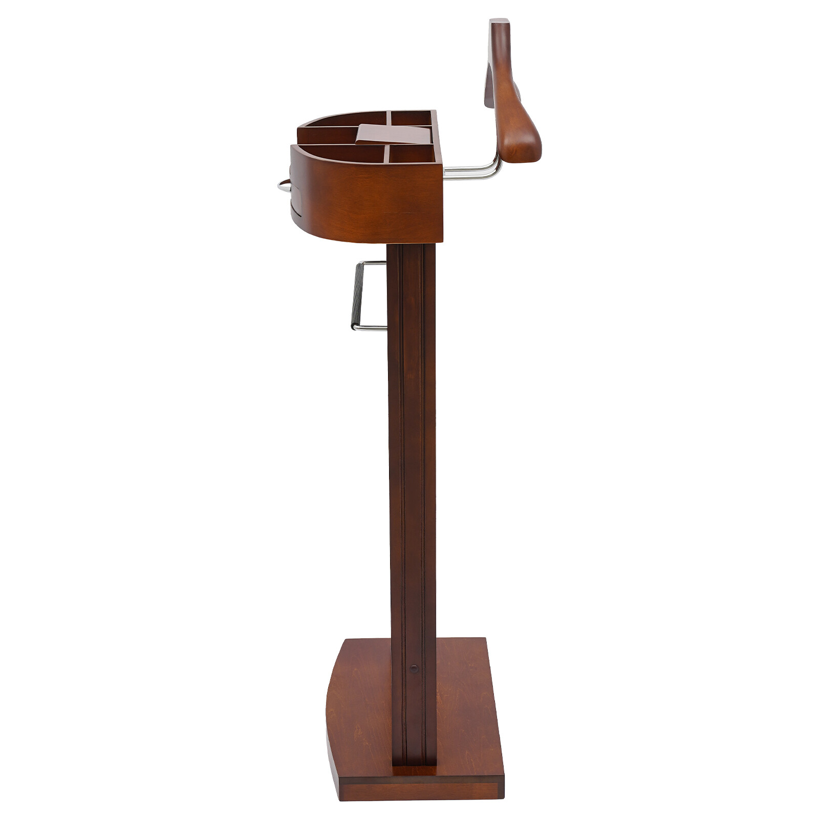 Free Standing Wood Suit Rack, Freestanding Clothing Valet Stand, Valet Stand