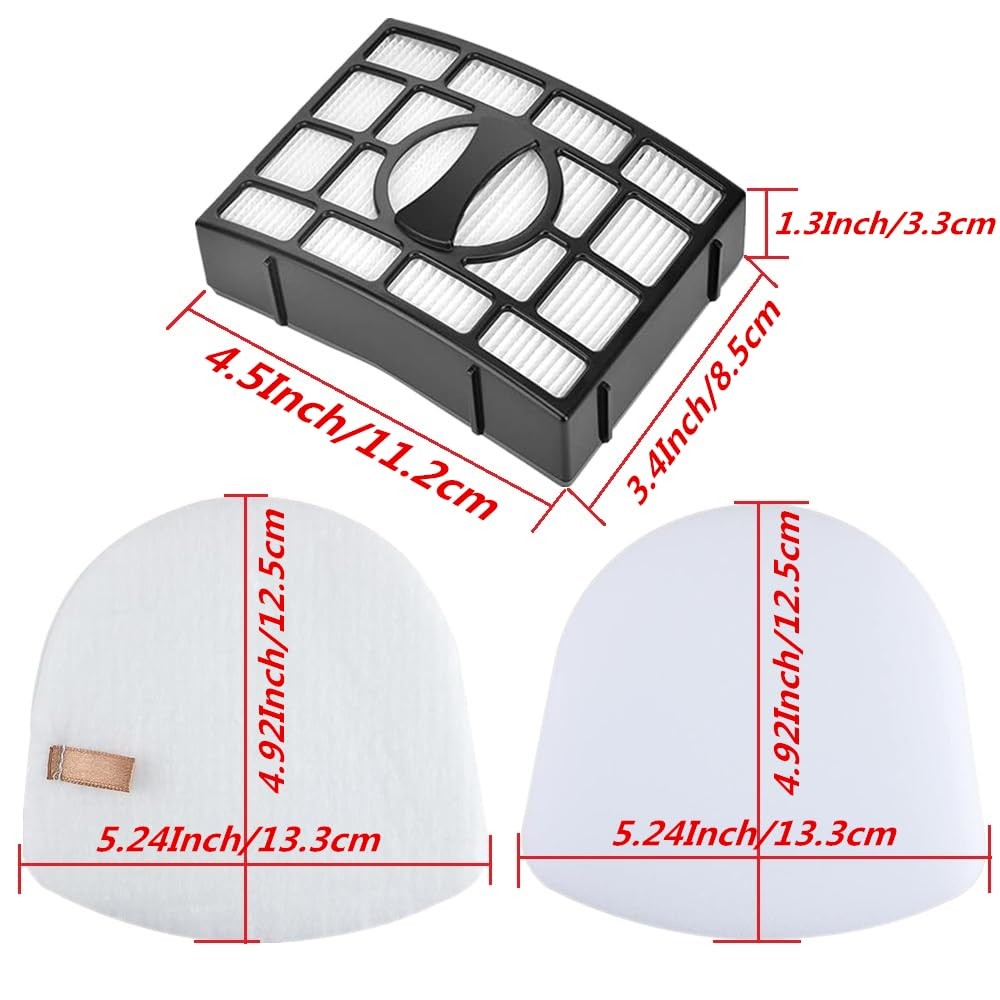 ZU560 UV730 Filters Compatible with Shark CU530 UV650 UV725 ZU561 ZU660 ZU572…