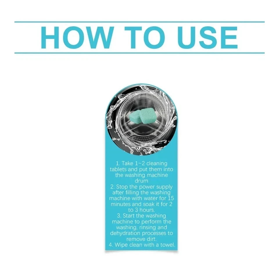 Uproot Clean Washing Machine Cleaner Tablets – 12 Pack US#1