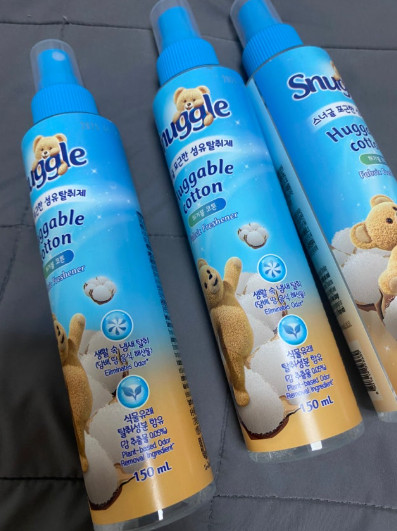 3Set SNUGGLE Fabric Freshener 150mL – Huggable Cotton