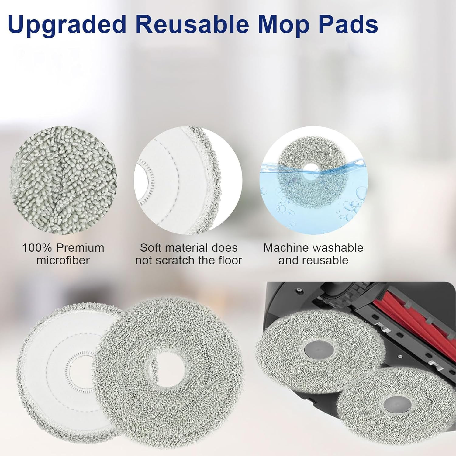 20 PCS Accessories Kit for Roborock Q Revo Robot Vacuum Cleaner, Replacement Par