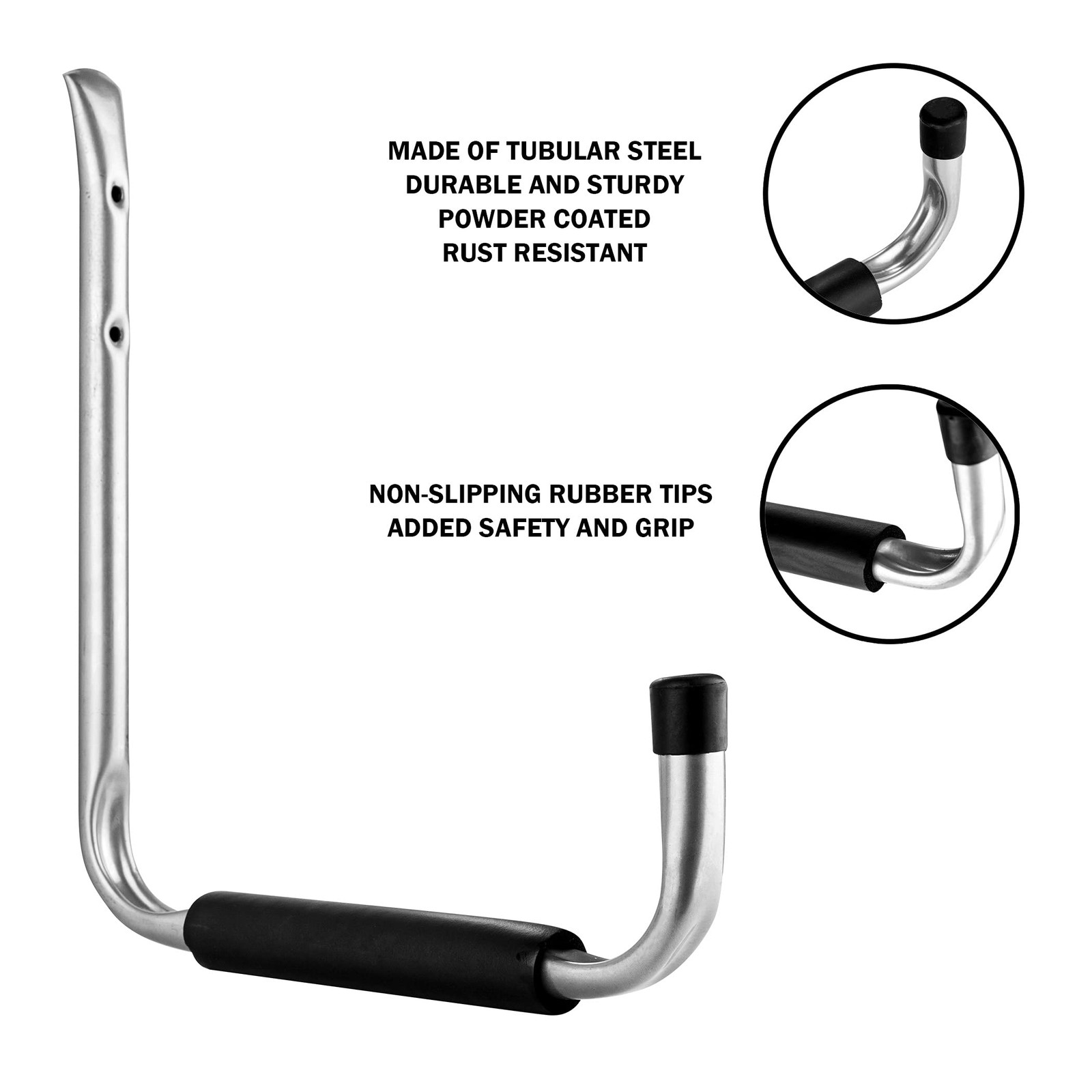 Kayak Storage Hooks 16 Lb Capacity Wall Mount Heavy Duty 16-Pack – Organizes