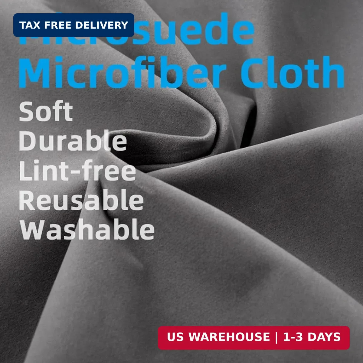 10 Pack Microfiber Gun Cleaning Cloth, 12″x12″ Lint Free Gun Cleaning Rags, Reus