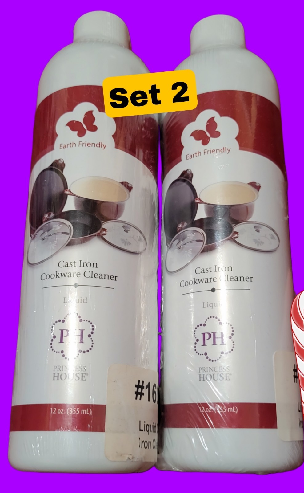 Princess House Cast Iron Cookware Cleaner 12 oz 1601