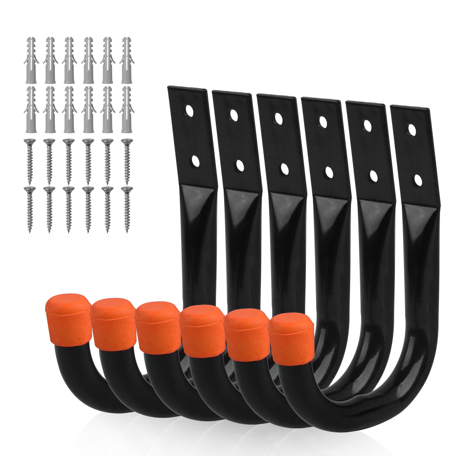 Heavy Duty Storage Hooks Wall Mounted Ladder Garage Bikes Tools Garden Shed