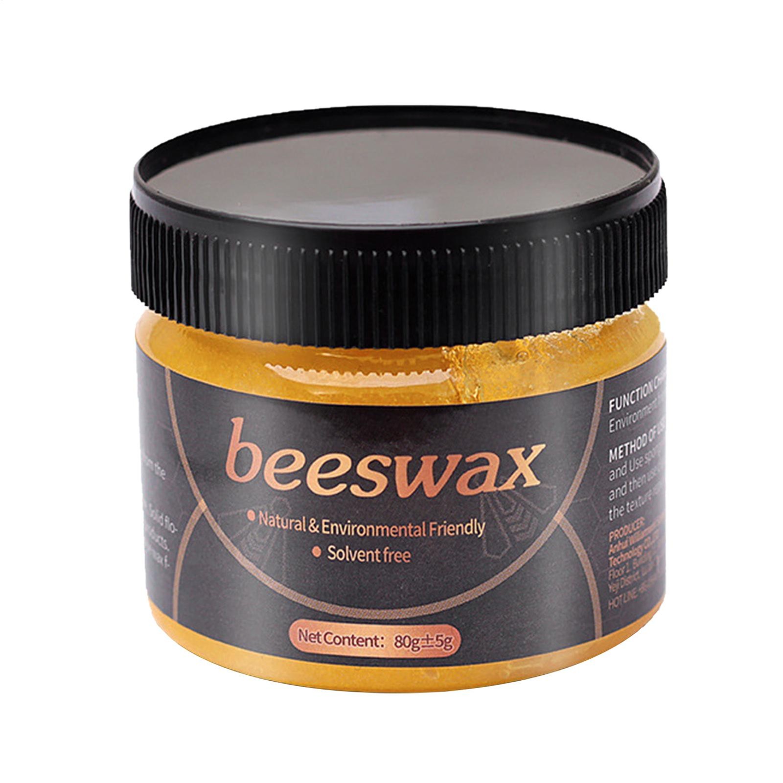 Beeswax Wood Furniture Polish Cream Finest Bees Wax Natural Long-Lasting Wax