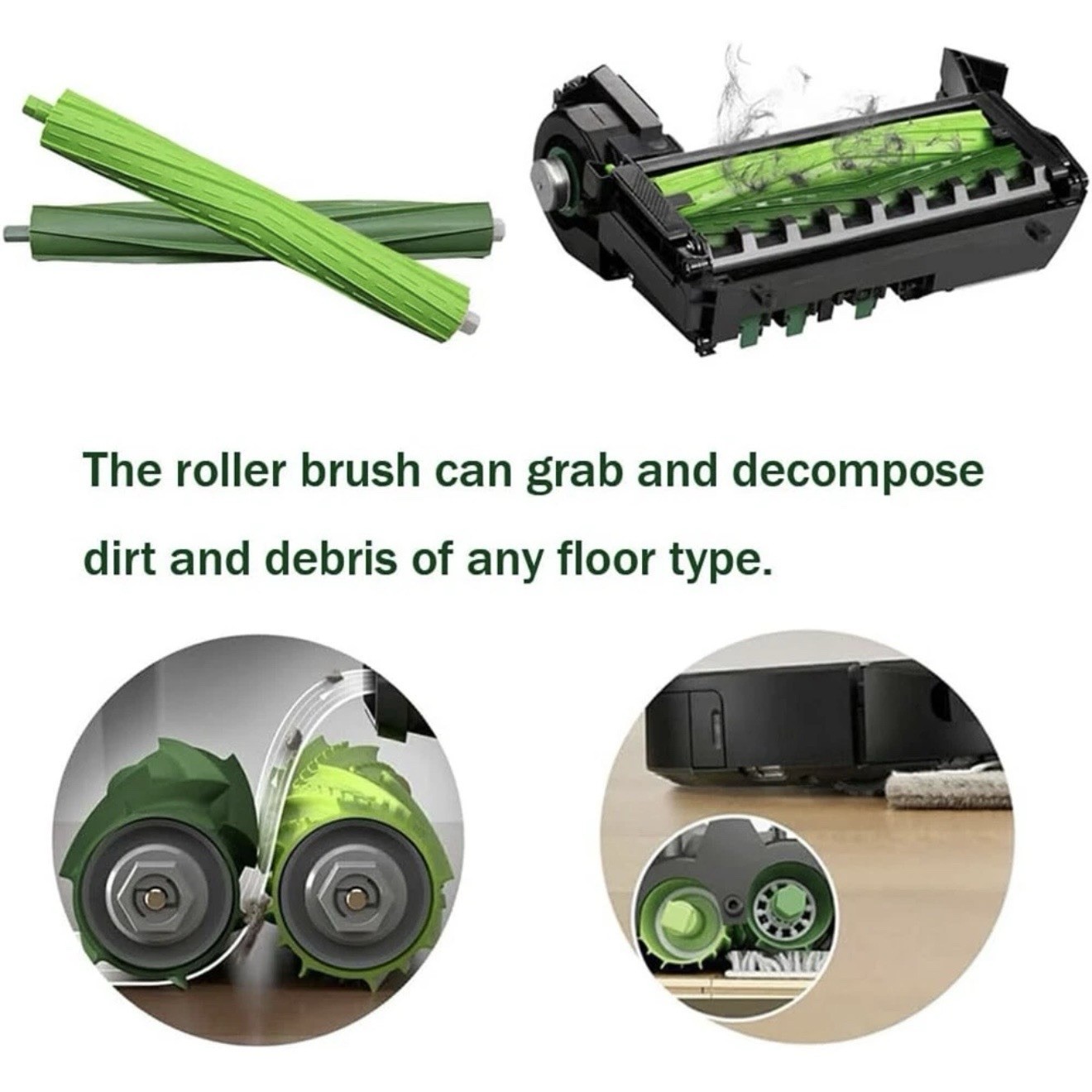 For IRobot Roomba S9 S9+ 9550 Vacuum Cleaner Roller Brush Replacement X2 SETS