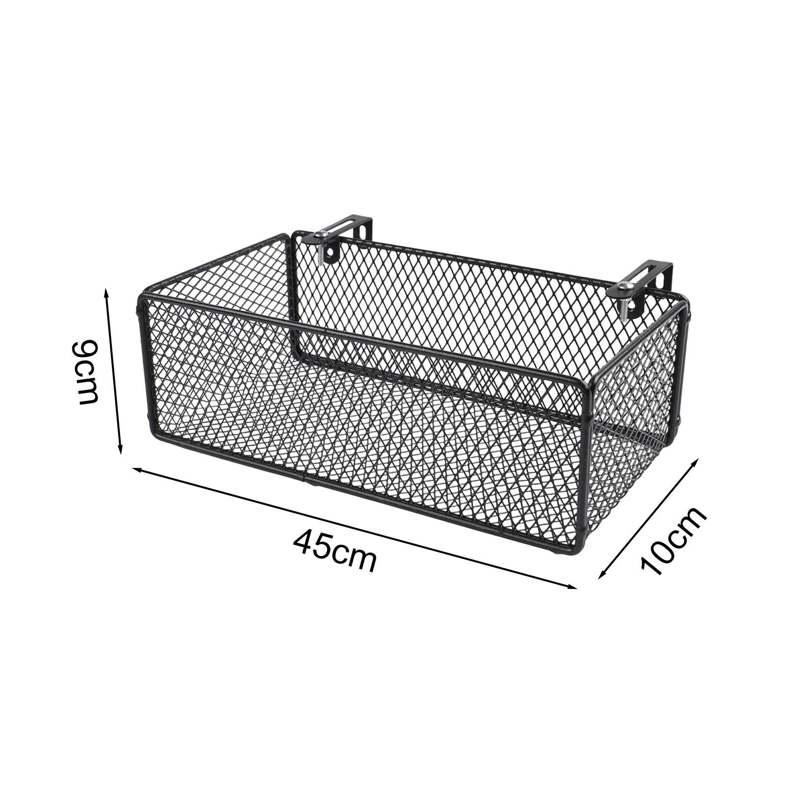 Simple Assembly Iron Hanging Basket for Organizing Bedroom Essentials 27 15 9cm