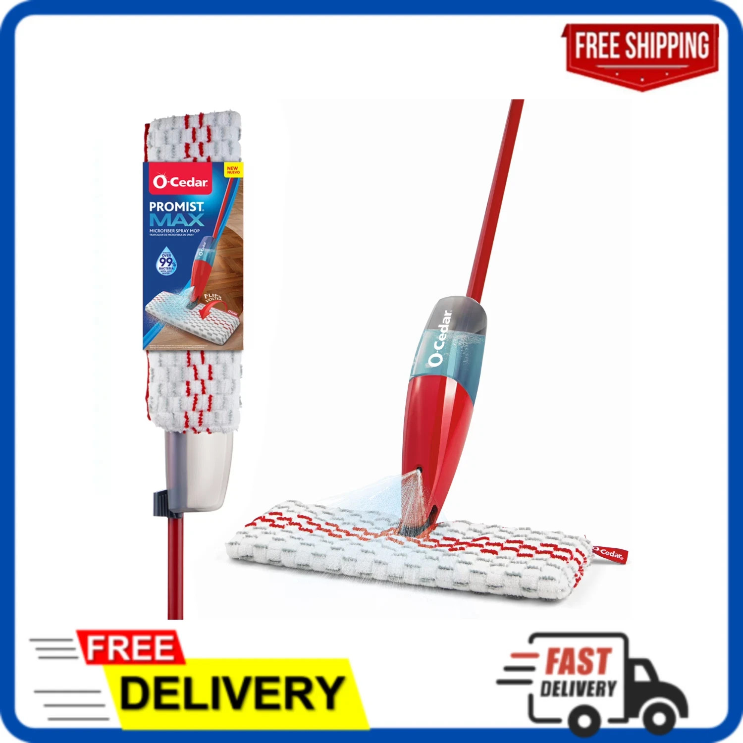 O-Cedar ProMist MAX Microfiber Spray Mop