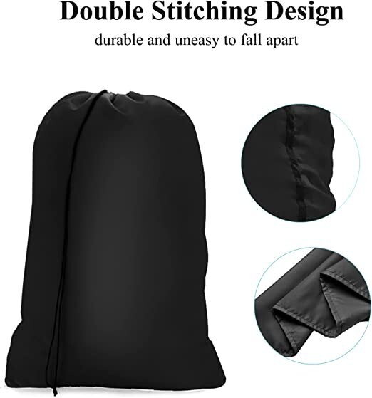 Extra Large Laundry Bags 2 Pack 30” X 40” Heavy Duty XL Organizer Bag Fit,