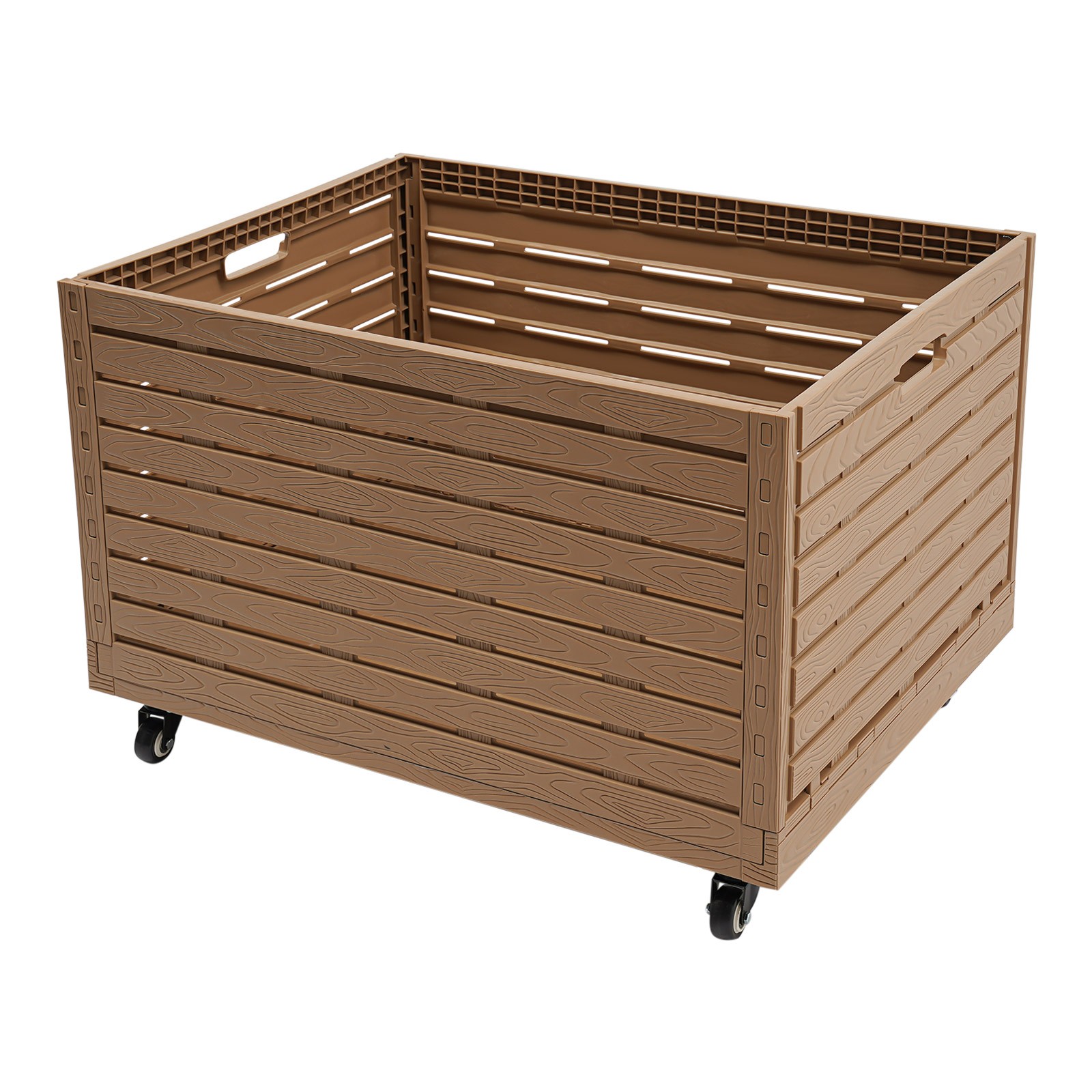 Large Capacity Folding Storage Collapsible Plastic Vegetables And Fruits Baskets