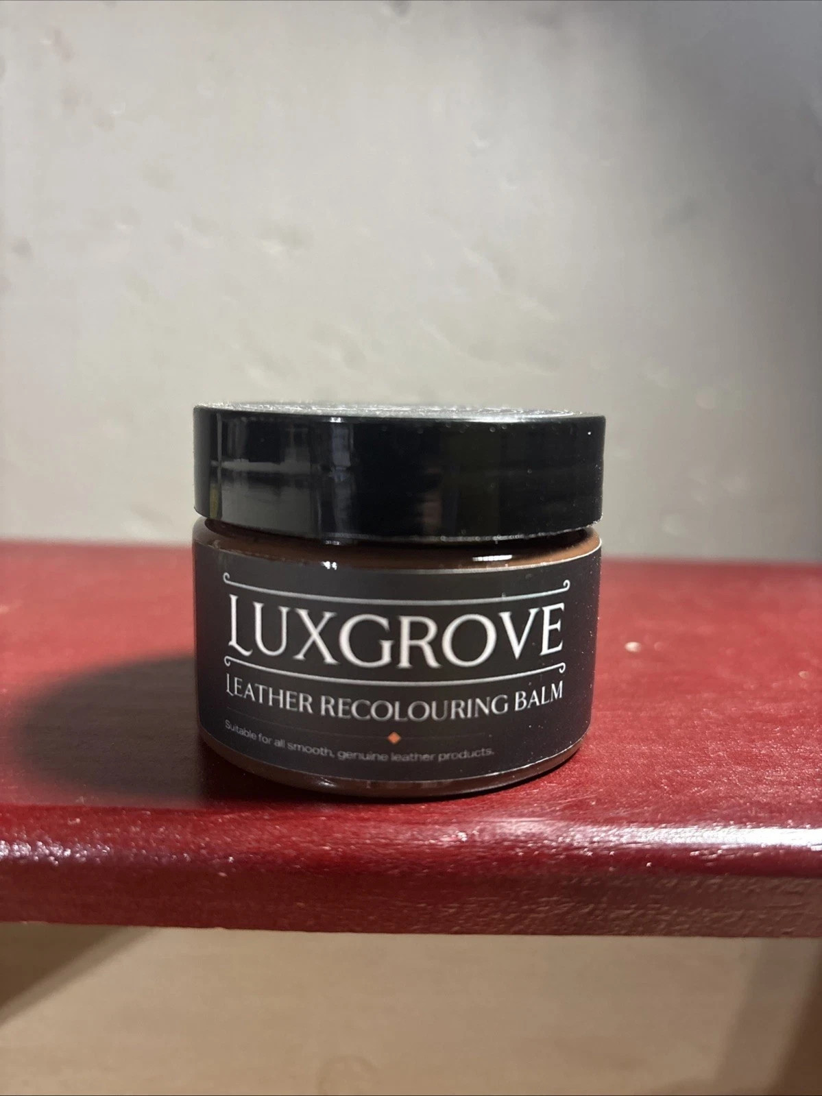 Luxgrove Dark Brown Leather Recoloring Balm, Leather & Vinyl Repair Kit