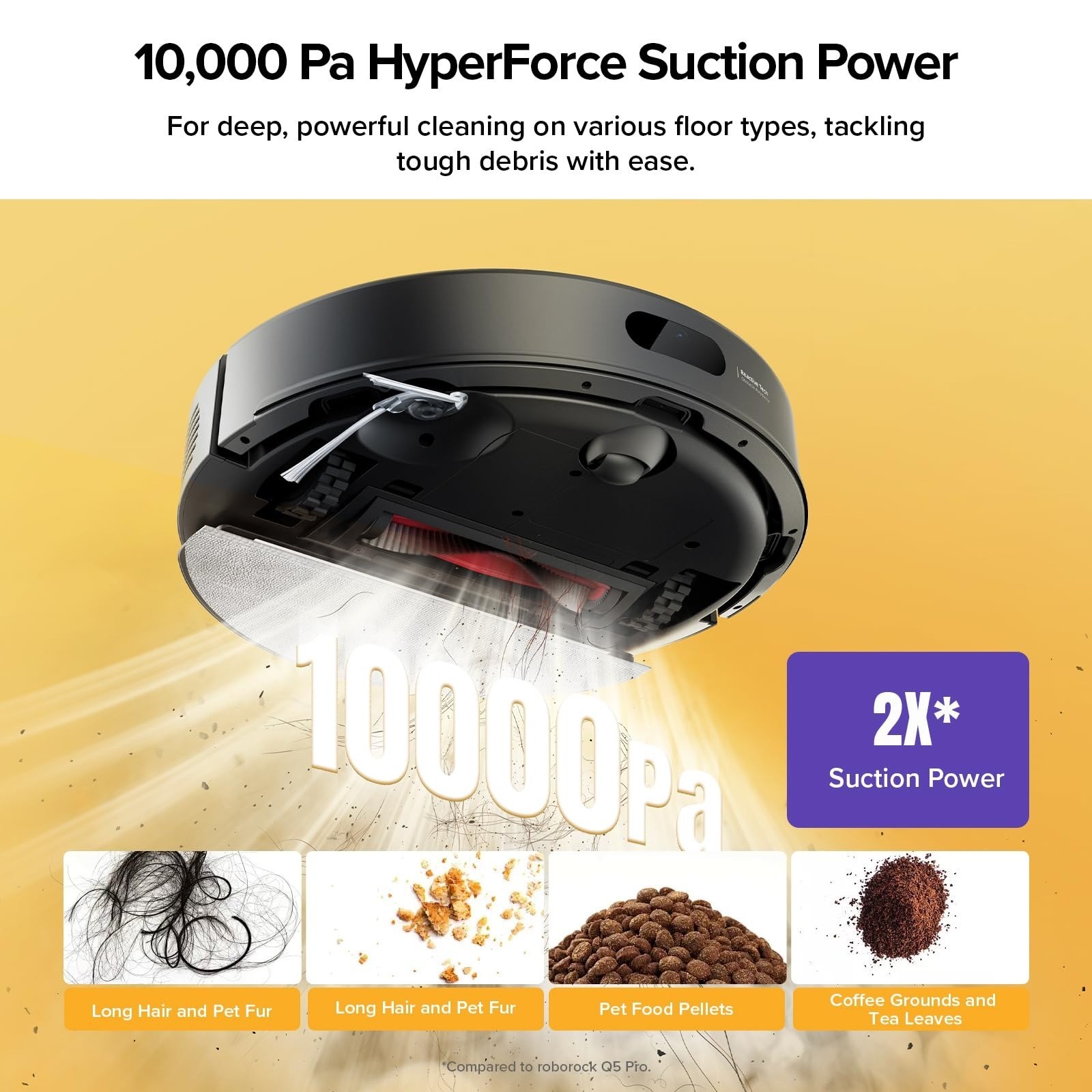 Roborock Q7 M5+ Robot Vacuum & Mop – Self-Empty, 10000Pa Suction