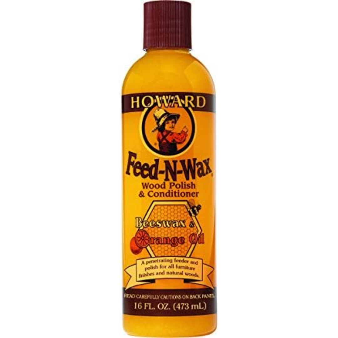 Howard Feed-N-Wax Wood Polish and Conditioner 16-Ounce