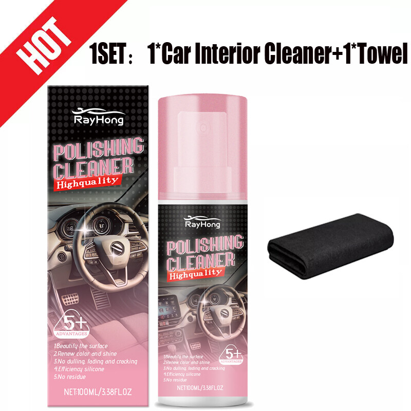 3X Polishing Cleaner Car Interior, Car Interior Detailer and Cleaner 100ml 2025