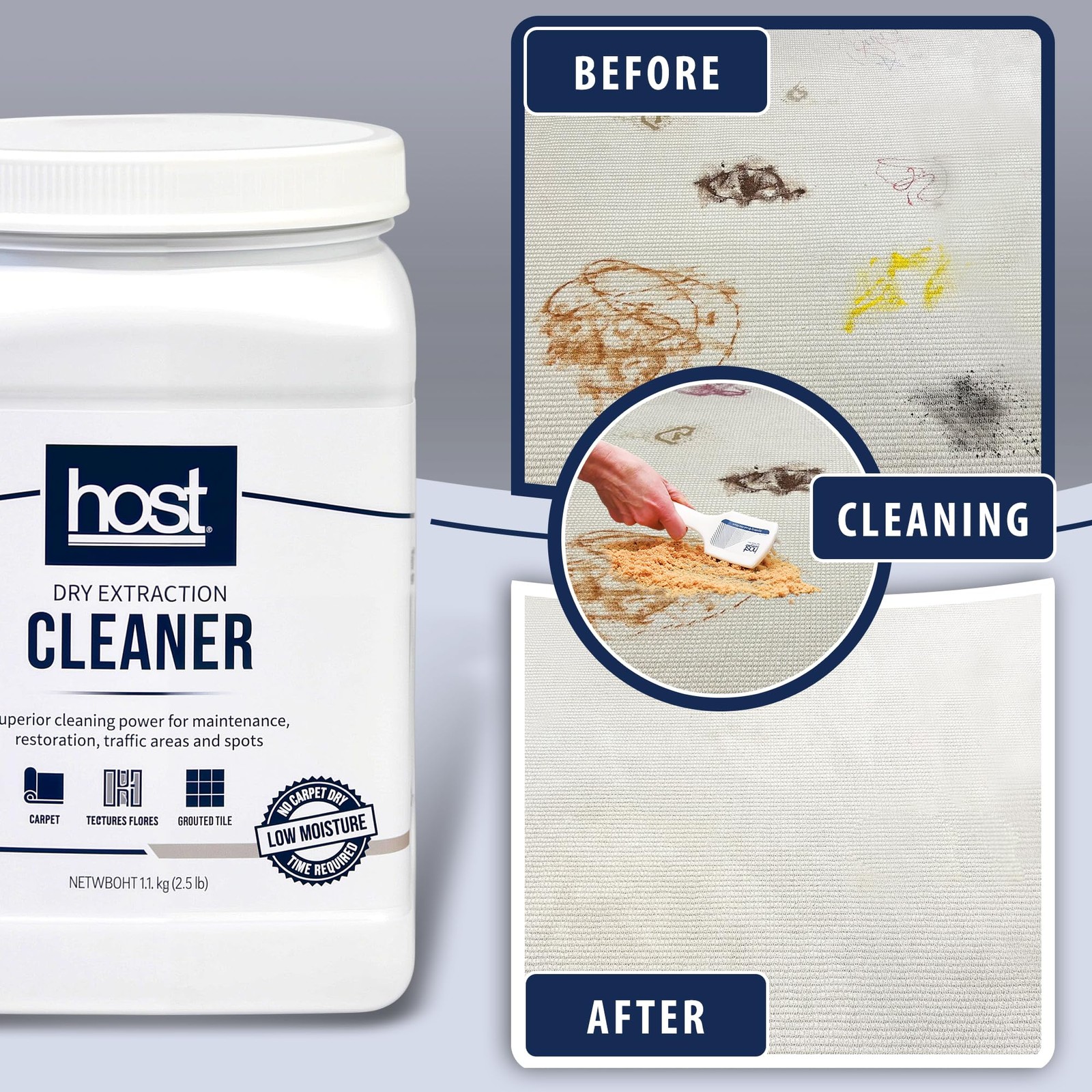 HOST® Dry Extraction Cleaner – Natural, Non-Toxic, Biodegradable Cleaning Com…