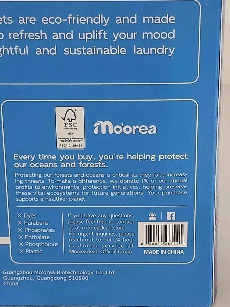 Laundry Detergent Sheets Fragrance Free 120 Loads