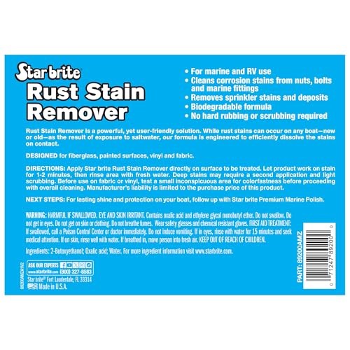 STAR BRITE 089200N Rust Stain Remover 128 oz (1 Gallon)