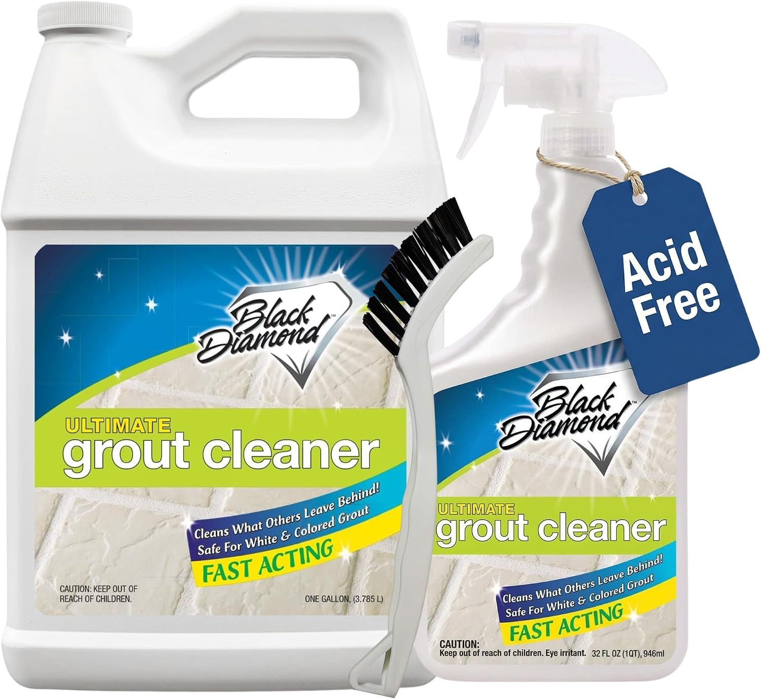 Black Diamond Ultimate Grout Cleaner: Best Cleaner for Tile, Ceramic, Porcelain,
