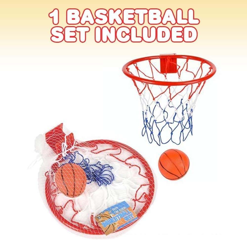Mini Over-The-Door Basketball Hoop Game – Easy to Hang, No Assembly Required …