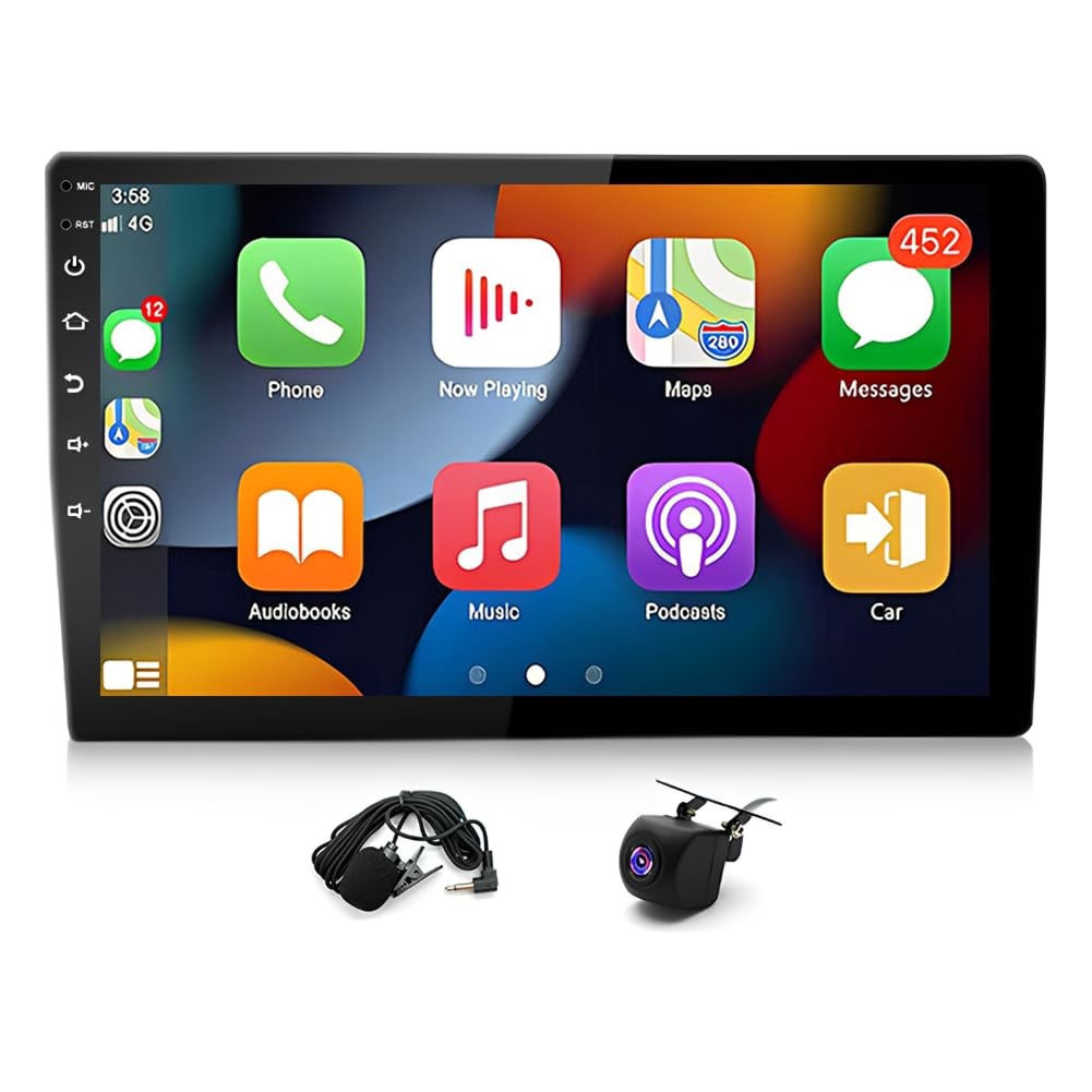 Android 14 2-Din Car Stereo for Ford Excursion 00-03 10in Carplay BT GPS 4+64G