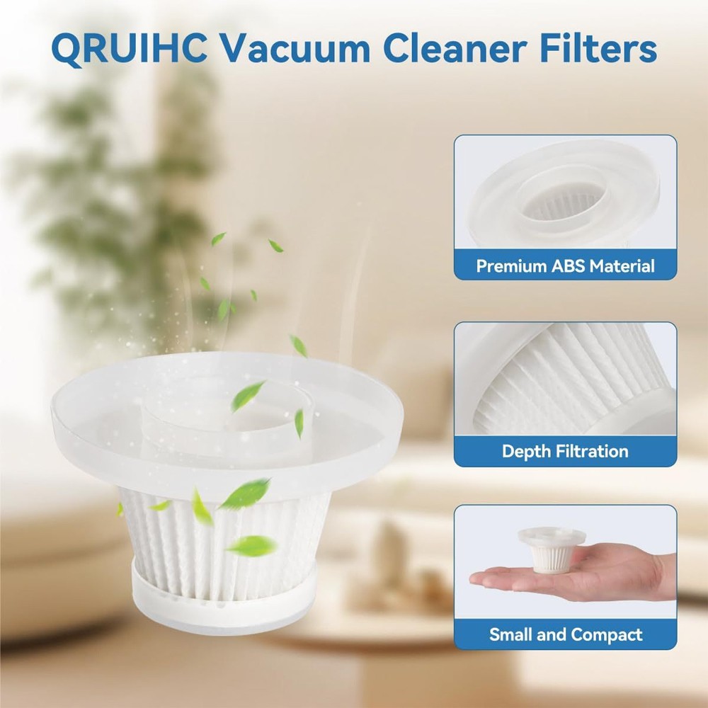 4Pcs Replacement HEPA Filters Compatible with Horsepower Duck Vacuum Cleaner