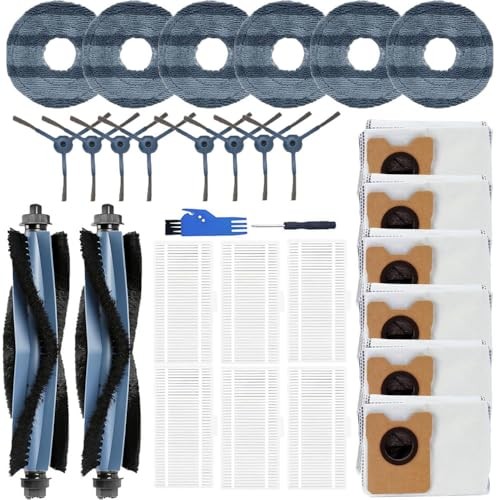 (30 Pack) Replacement Accessories for eufy Omni C20 Robot Cleaner, 2 Main
