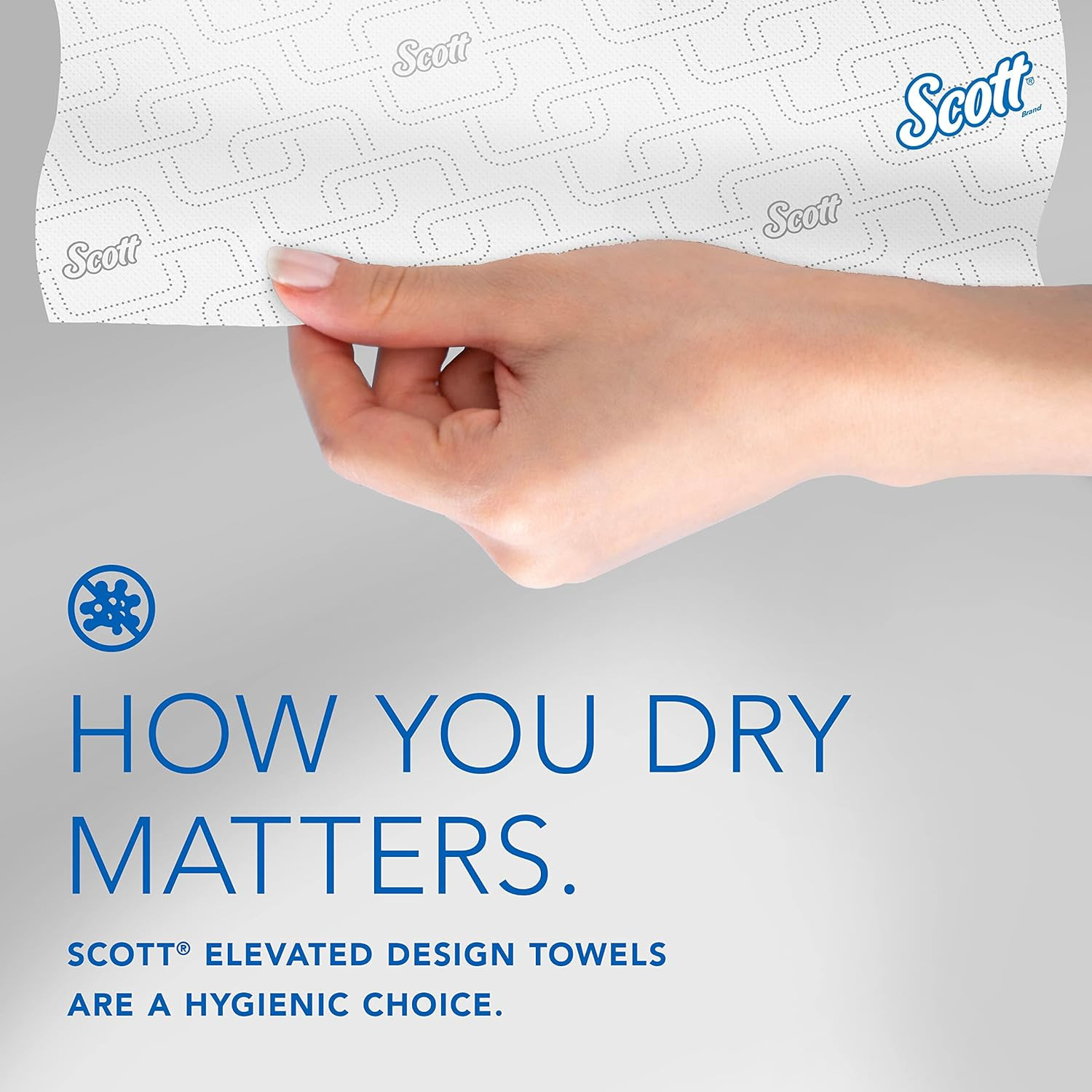 High-Capacity Hard Roll Paper Towels, Bulk (02001), Hardwound, Elevated Design,