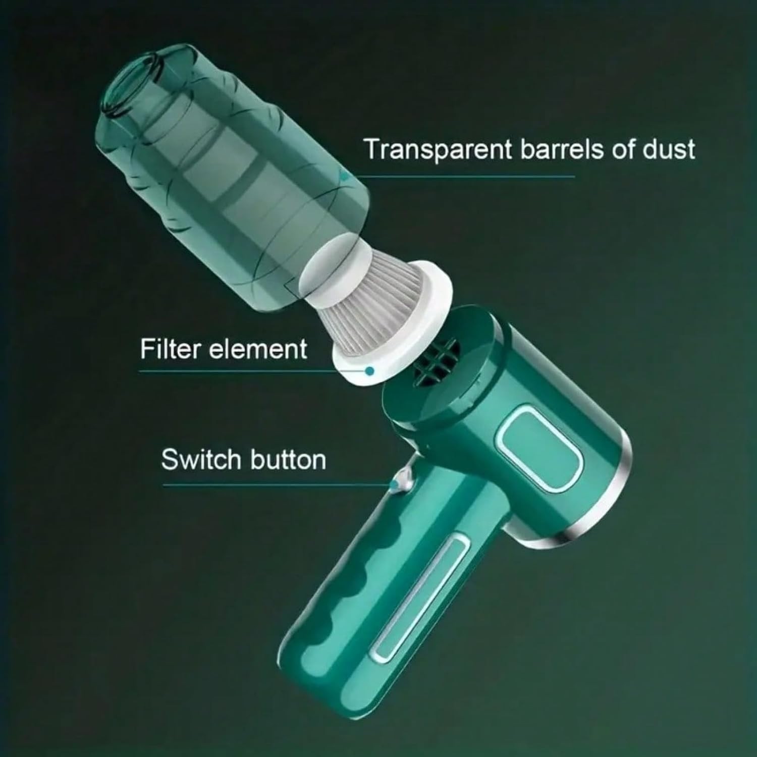 29000PA Cordless Hand Held Vacuum Cleaner Mini Wireless Portable Car Auto Home